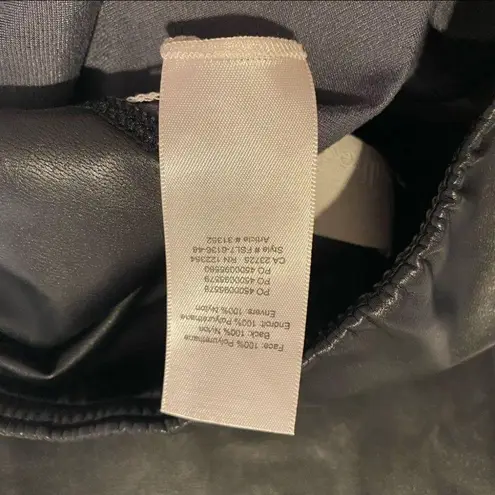 Wilfred Free Daria Pant High Waist Vegan Leather Legging in Black Medium