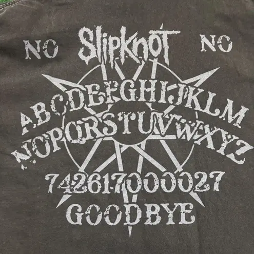 Slipknot (sic) Ouija Heavy Metal Band T-Shirt Size Large