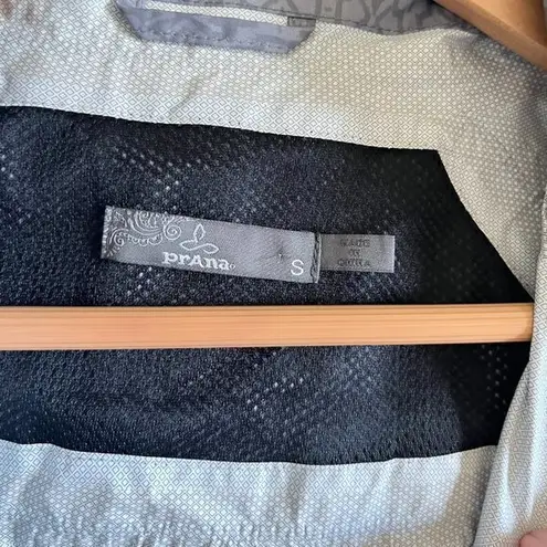 prAna Eliza Jacket Misty Coal Silver Women’s Size S Gray Athletic Hooded