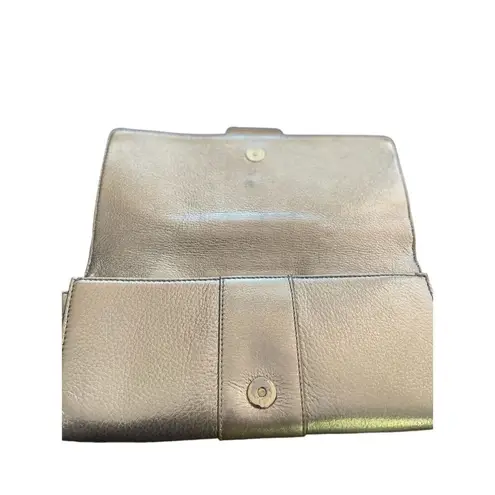 Michael Kors  Sutton Gold Metallic Clutch