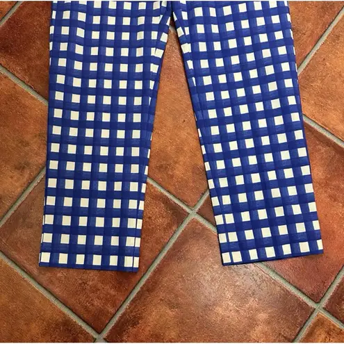Max Mara Broad-Gingham Pants Size 16