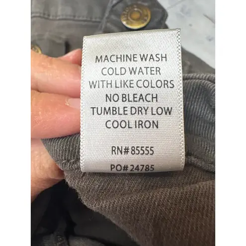 Pistola Women Green Cargo Pants Utility Side Stripe Streetwear Sporty Size 31