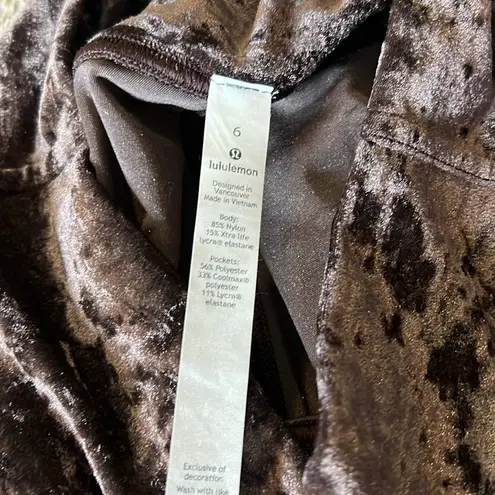 Lululemon Wunder Lounge HR Legging 28” Color: French Press Size 6 EUC - Like New