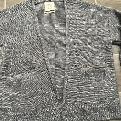 Urban Outfitters  color heather grey open front knit cardigan sweater size xs