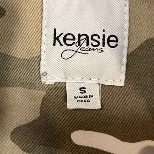 Kensie Kenzie Jeans Camo Denim Jacket Size S