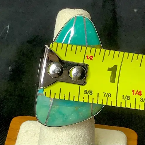 Sterling Silver JAY KING DTR Desert Rose Turquoise Cocktail Ring Sz 6 NWOT