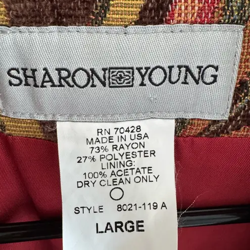 1970’s Vintage Sharon Young Fall Coat woman’s sz L Brown