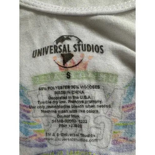 Universal Studios Mardi Gras White Shirt Size Small