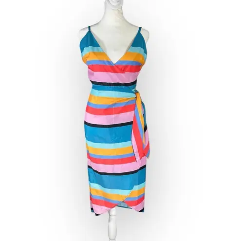 Lovers + Friends Brand New  Orchid Dress in April Stripes Hi Low Women's XS