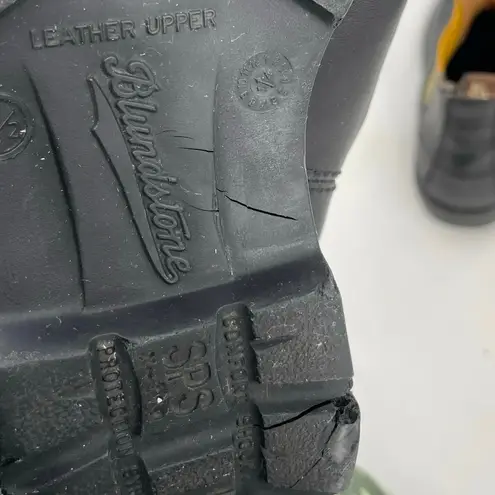 Blundstone X Ducati Scrambler Leather Chelsea Motorcycle Boots AU 4.5 FLAW