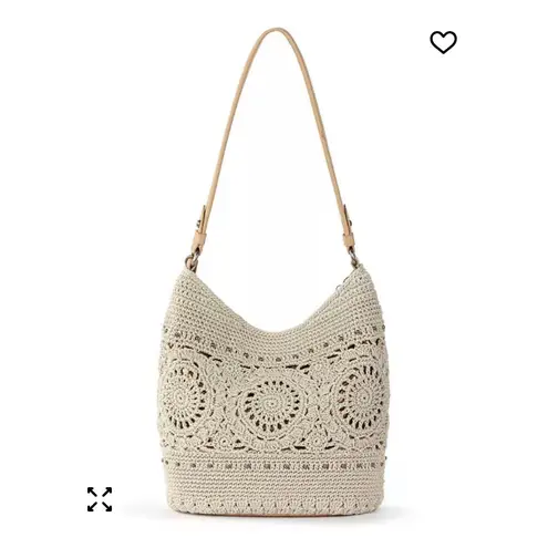 The Sak  Sequoia Crochet Medium Hobo Shoulder Bag