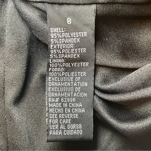 Scarlett Women's Black Sleeveless Cut Out Neck Party Cocktail Dress 8 Sparkly