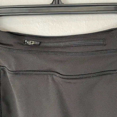 Athleta  Black Legging Skirt S 2 in 1 Athletic Cropped Tennis