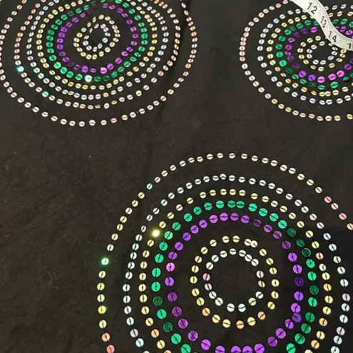 Edward Skirt Womens Sz 8 Black Linen Sequin Blend Maxi Fully Lined Minimalist