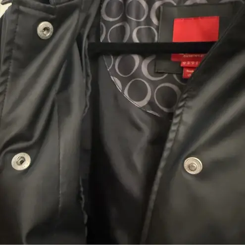 Esprit Women's Black Belted Jacket Size Medium VINTAGE!