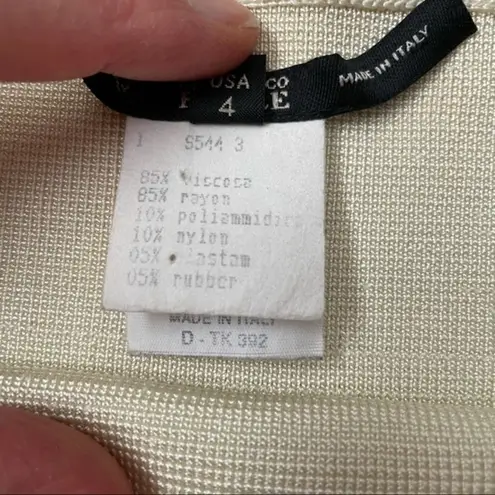 Gianfranco Ferre Vintage Cream Black Striped Miniskirt