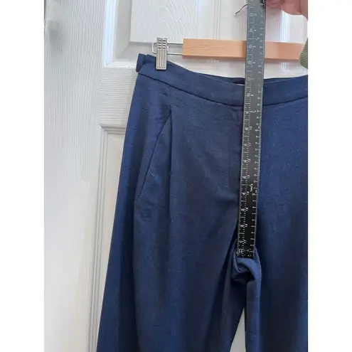 Lacoste  Navy Blue Tapered Wool Blend Pant US Tag Size 24 Workwear