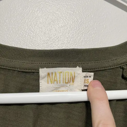 Nation Ltd Garner Romper in Green Size XS