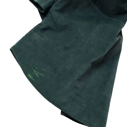 COS Corduroy Shirt Dress Womens 6 Green A Line Preppy Long Sleeve Academia