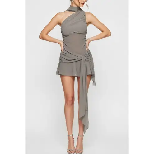 Danielle Guizio GUIZIO Cyrielle Dress, Gunmetal, XXS