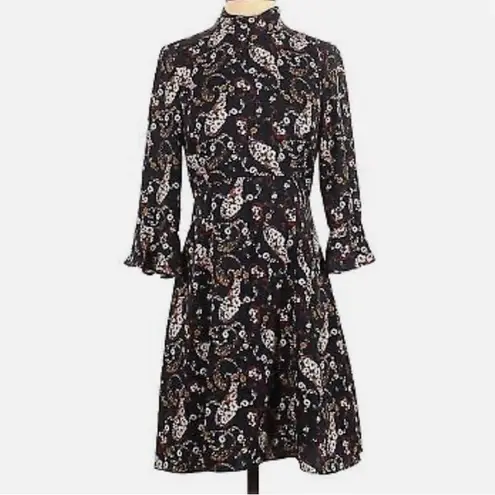 Slate + Willow SLATE WILLOW FLORAL POLLACK RENT RUNWAY PAISLEY BELL SLEEVE COTTAGECORE DRESS