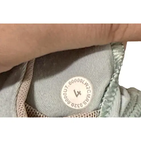 Lululemon  Flow Y Sports Bra LW2CM5S Tidewater Teal Green Blue Luxtreme Size 4 - Image 4