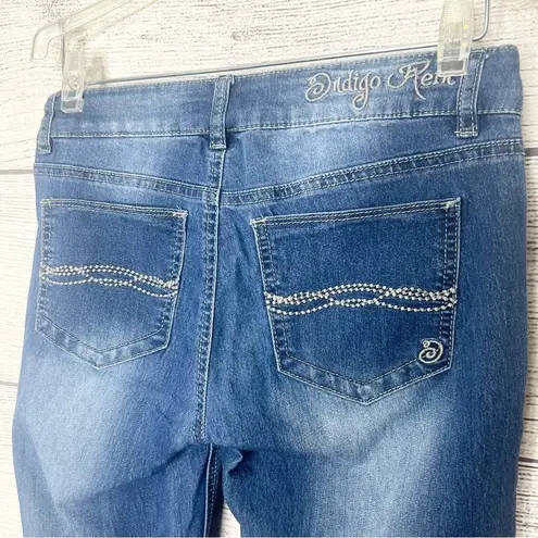 Indigo Rein  Blue Denim Low Rise Stretch Skinny Jeans Size 3
