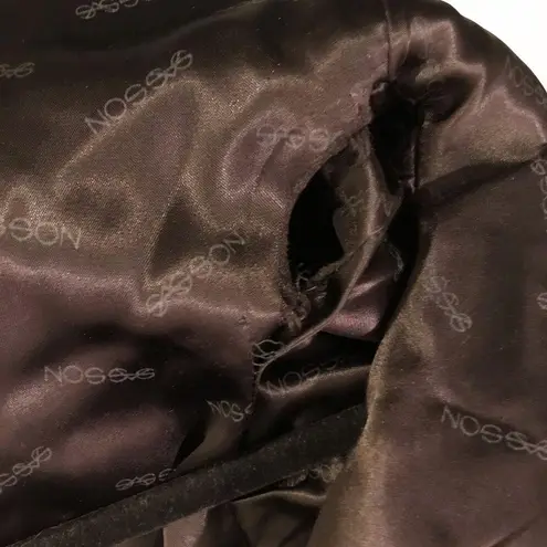 Vintage Sasson faux fur black coat Size 10 glamorous, hollywood mob wife lux