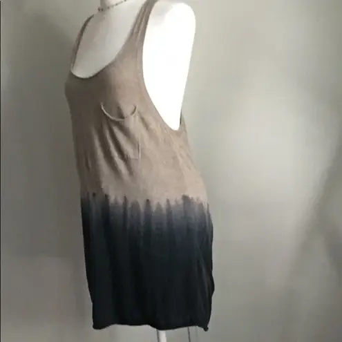 Quiksilver Quicksilver Long Ombré Tie Dye Knit Racerback Tank Cover Up Loungewear Tank