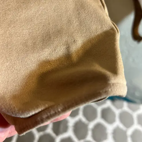 Bodysuit Sofia by Sofia Vergara Tan Fitted with Square Neckline & Long Sleeves Size XL