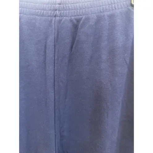 Classic Elements Vintage Navy elastic waistband pant cotton L short NWT