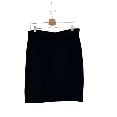St. John Basics Skirt Santana Knit Pencil Pull-On Black Size US 10