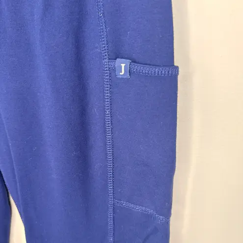 Jaanuu ULTRAsoft Scrub Yoga Pants XS 5 Pockets Mid-Rise Medical Nurse Navy