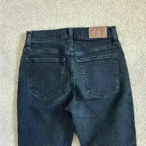 Madewell  the mid-rise perfect vintage jean black jeans in size 25