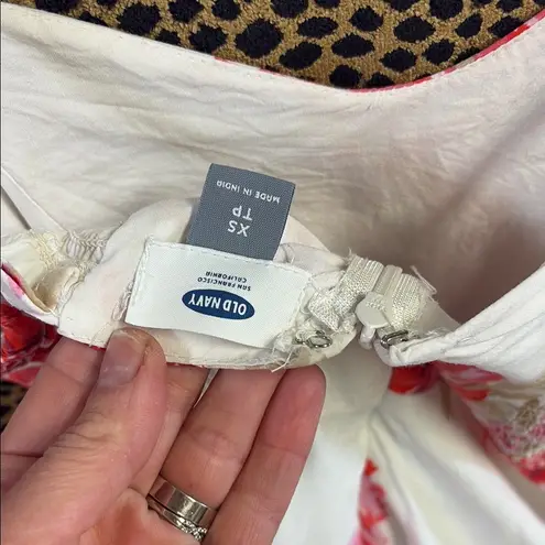 Old Navy  Floral Dress - White and Red