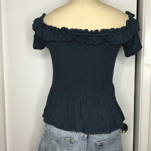 BCBGMAXAZRIA Crop Top Blouse