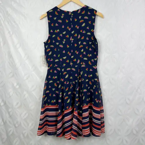 Maison Jules Maison Jules Watermelon Print Fit and Flare Mini Dress SIze M NWT