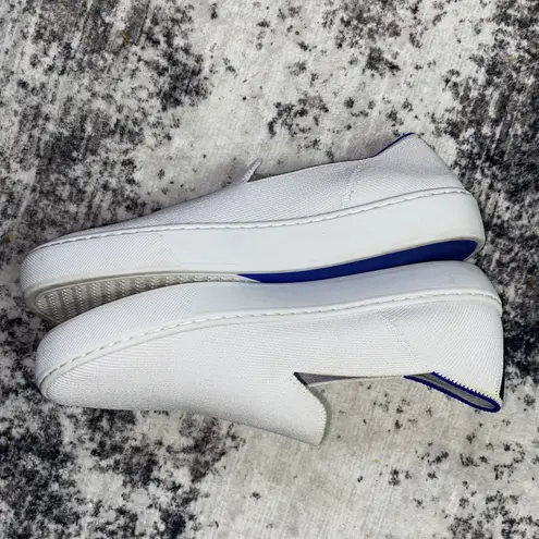 Rothy's The Original Slip On Sneaker in Bright White | Size 7