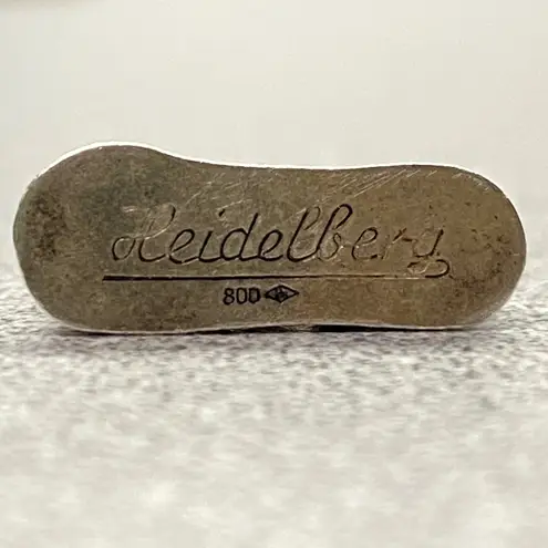 Vintage 800 Silver Heidelberg Castle Charm German Souvenir 3D Travel Jewelry - Image 3