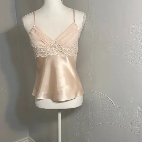 Luxurious Satin Lace Trim Pajama Set