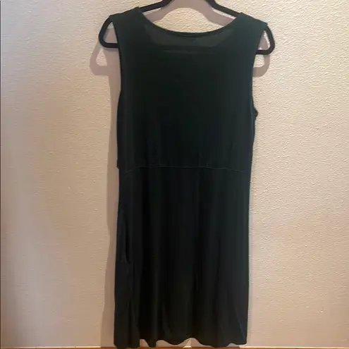 Bearsland Dark Green Nursing Sleeveless Midi Dress Black Size XL