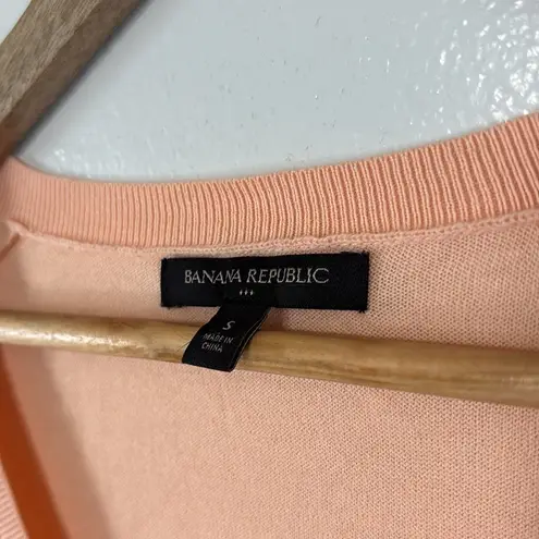 Banana Republic Factory Peach Light Weight Spring Cardigan Size S