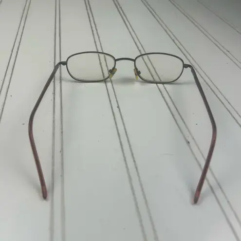 Unisex Thin Metal Rectangle Reading Frame Glasses Black