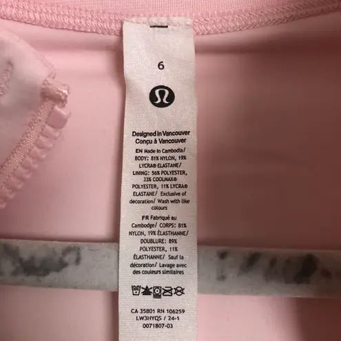 Lululemon Define Cropped Jacket Nulu Strawberry Milkshake 6