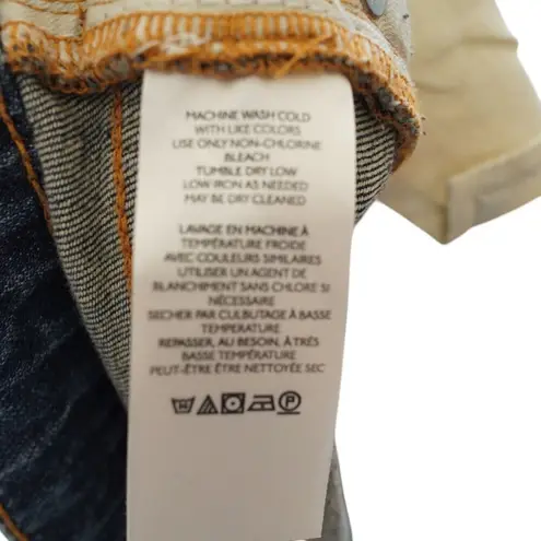 Pilcro and the Letterpress Anthropologie Pilcro The Heritage Boyfriend Distressed Patchwork Quilted Hem Siz