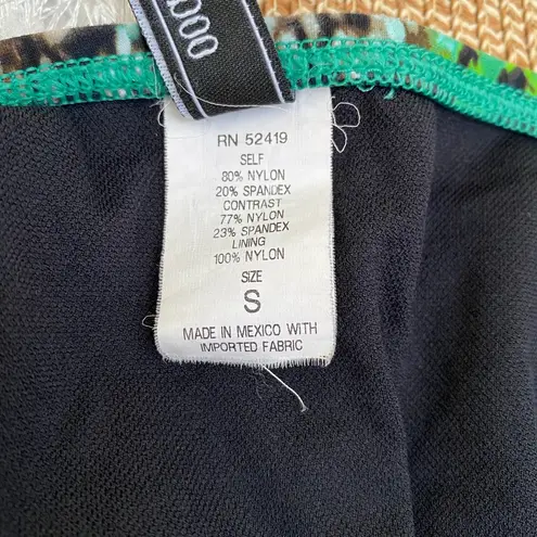 Women’s Python Print Low Rise Bikini Swimwear Bottoms