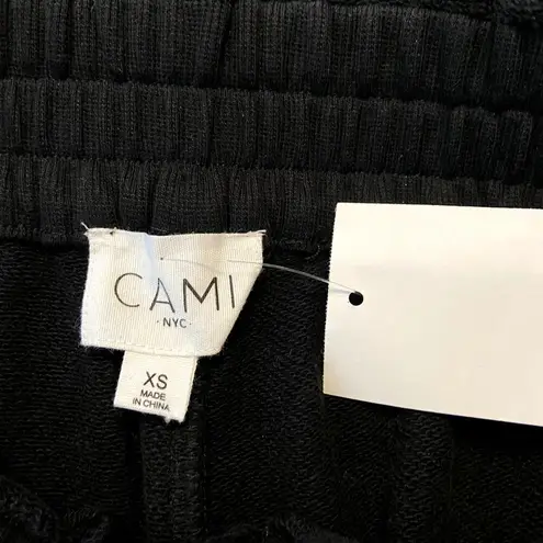 Cami NYC Lynley Jogger Pants 100% Cotton Paperbag Waist Pocket Black XS NWT