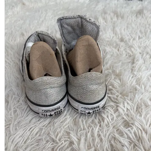 Converse  All Star Low Top Sneakers Heather Gray Canvas Shoes Women's Size 6