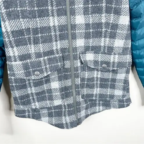 Toad & Co Breckinridge Parka Women's Size XS Plaid Quilted Zip Puffer Jacket