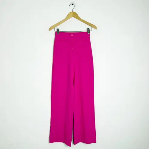 Halara High Waisted Straight Leg Pants – Hot Pink – XS – NWT
